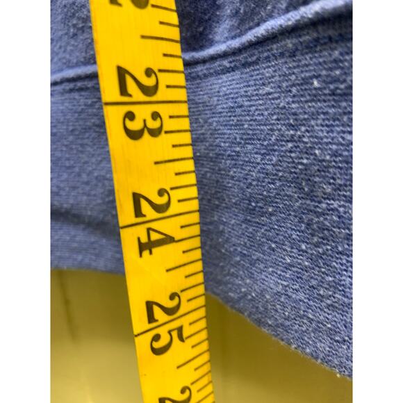 Womens The North Face Purple Blue Hoodie Sweatshirt With Large Logo On The Front - Picture 6 of 6